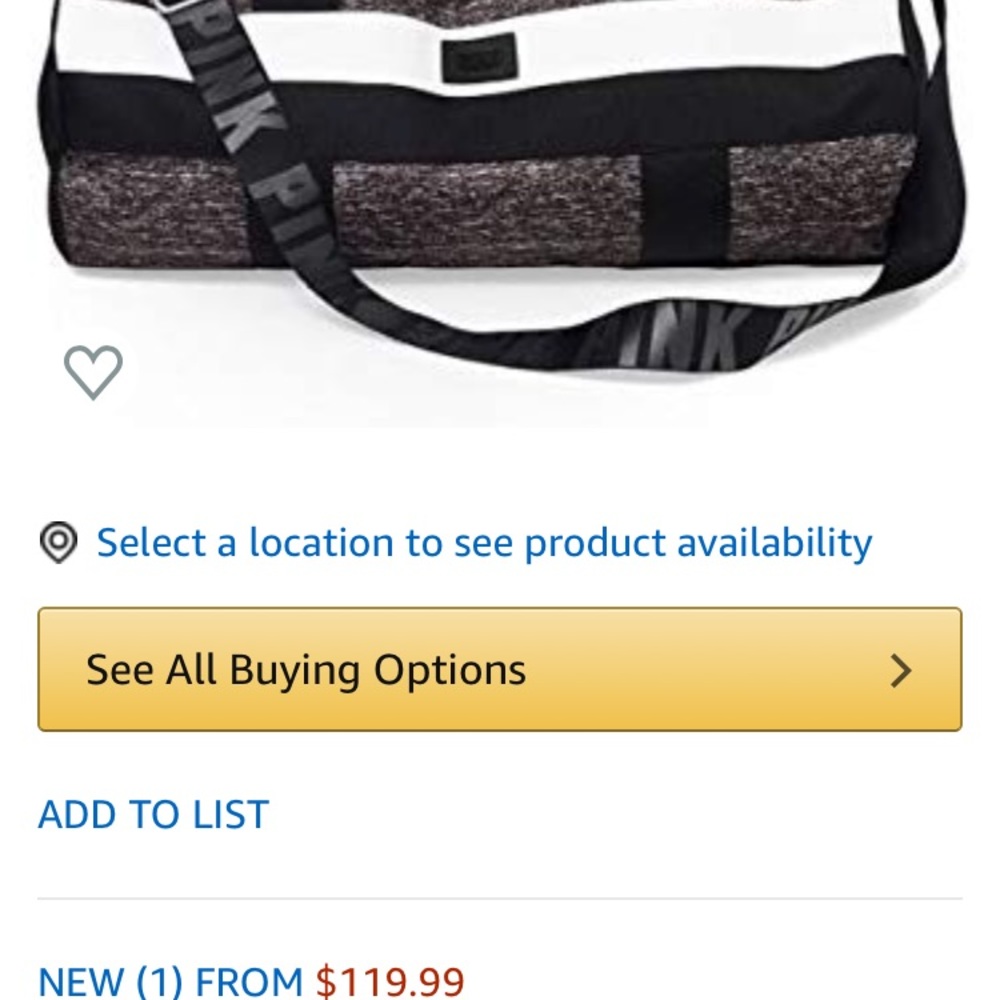 Victoria Secret Pink Gym Duffle Bag - Picture 2 of 6